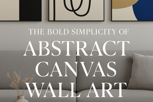 The Bold Simplicity of Abstract Canvas Wall Art