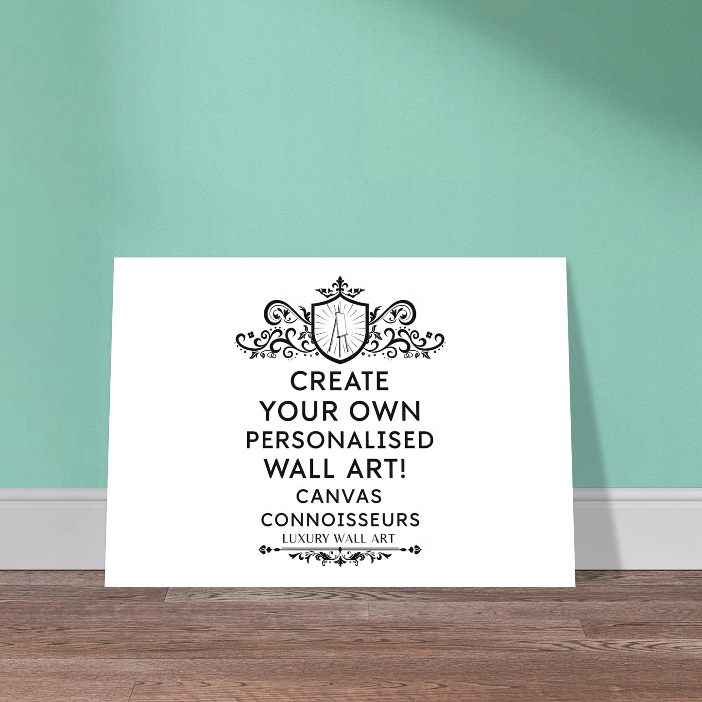 Customisable foam board landscape print with matte finish on a lightweight PVC panel, available in black or white backing.