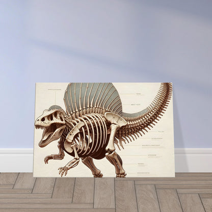 Illustration of an Ankylosaurus skeleton highlighting its armoured body, clubbed tail, and defensive anatomical features.