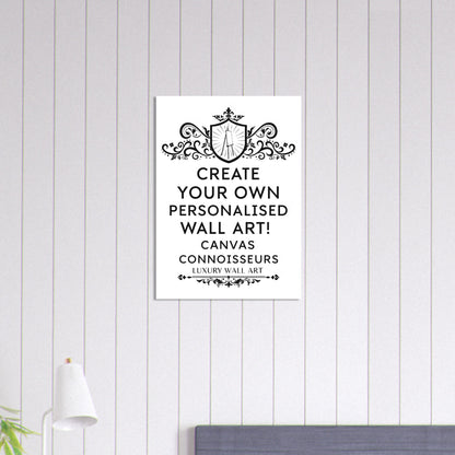 Semi-glossy poster printed on 200 gsm FSC-certified paper with vibrant colors and a fade-resistant, softly reflective finish.