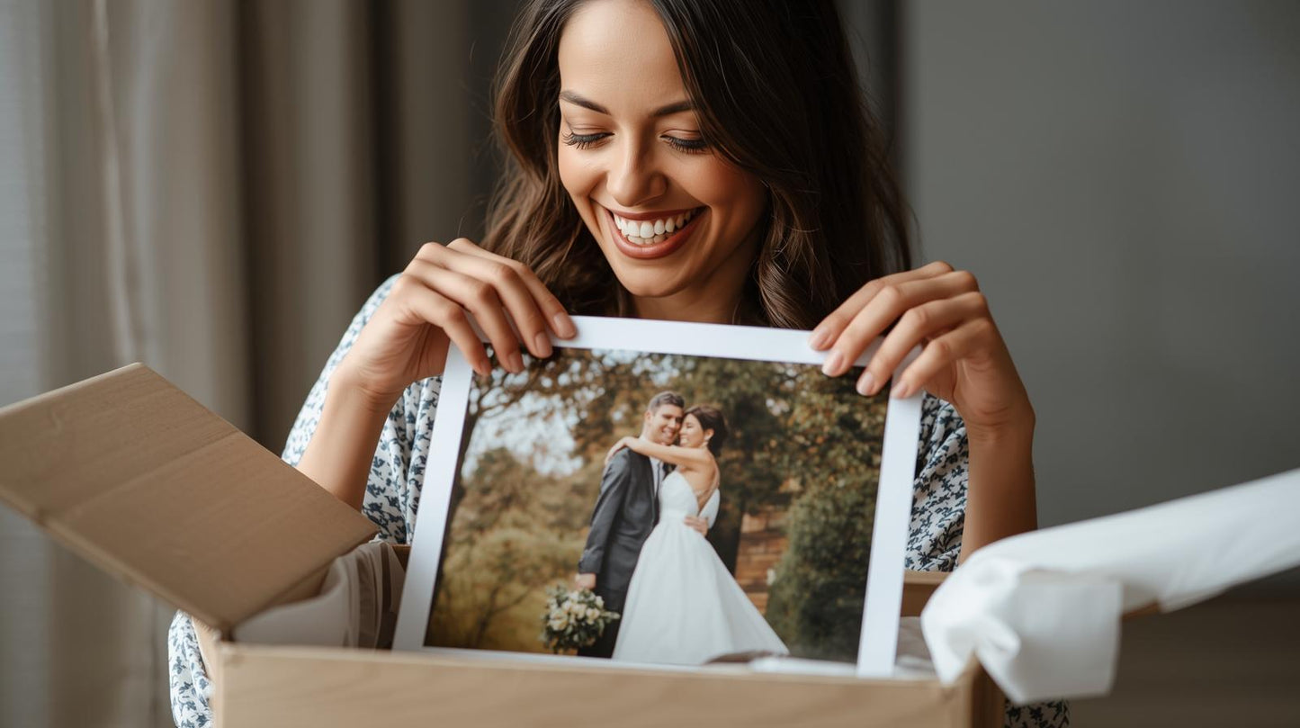 Create Your Own - Premium Quality, Framed Poster (Light & Dark Wood)