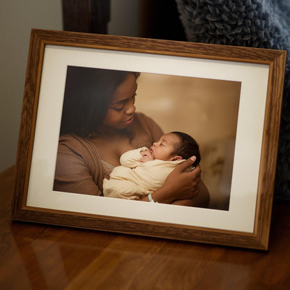 Create Your Own - Premium Quality, Framed Poster (Light & Dark Wood)