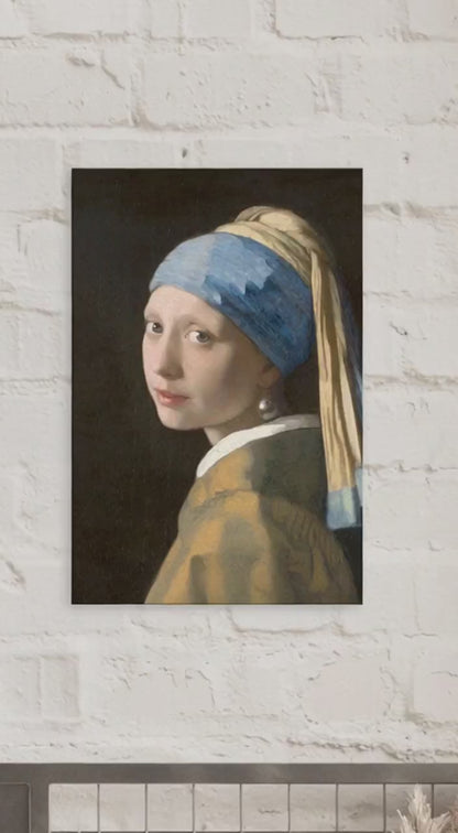 Girl with a Pearl Earring - Reproduction - Classical Canvas Wall Art Print