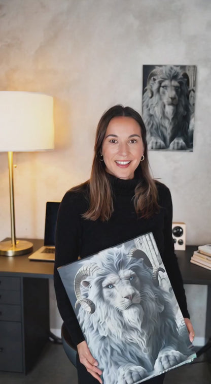 Ancient Mystique - Mythical Creature Canvas Wall Art Print