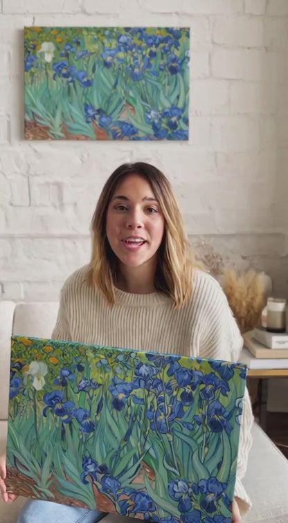 Irises - Reproduction - Classical Canvas Wall Art Print