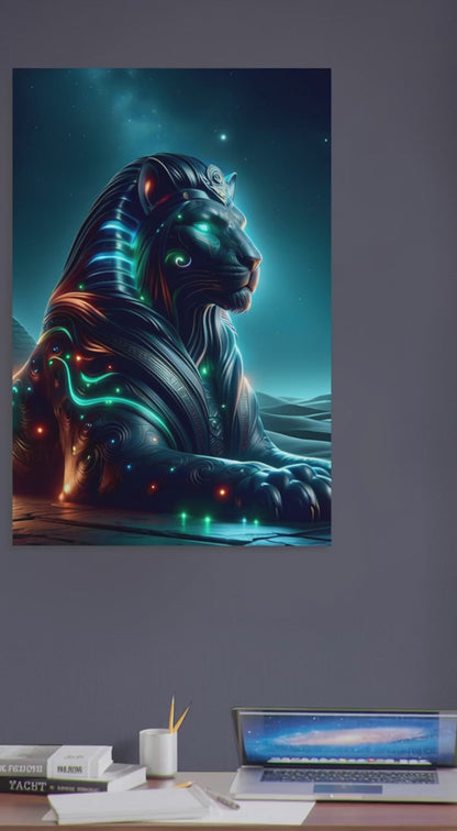 Desert Mystic - Mythical Creature Canvas Wall Art Print