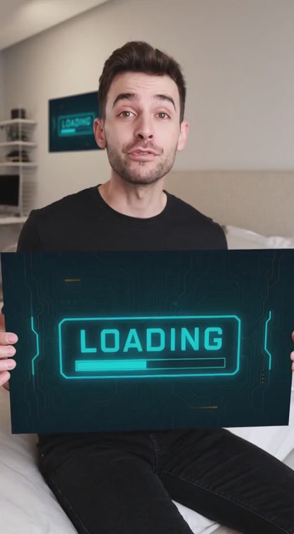 Loading Screen - Gamer Canvas Wall Art Print