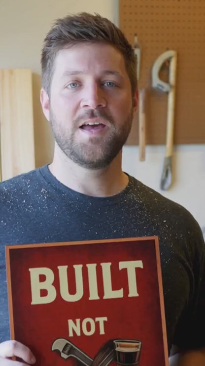 Bought Not Built - Metal Poster