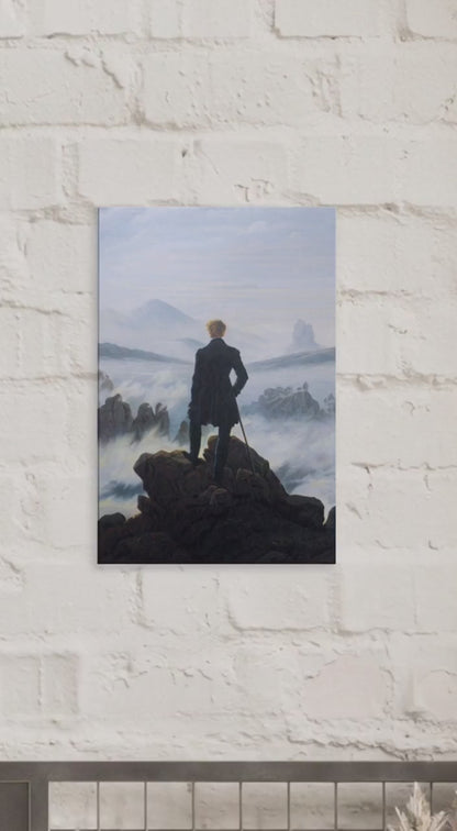 The Wanderer Above the Sea of Fog - Reproduction - Classical Canvas Wall Art Print