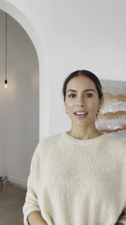 Metallic Abstract Waves - Contemporary Metallic Canvas Wall Art Print